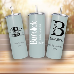 Family Reunion Cup, Vacation Tumbler, Family Reunion Gift, Matching Family Cups, Family Name Tumbler, Personalized Gift, Cruise Tumbler