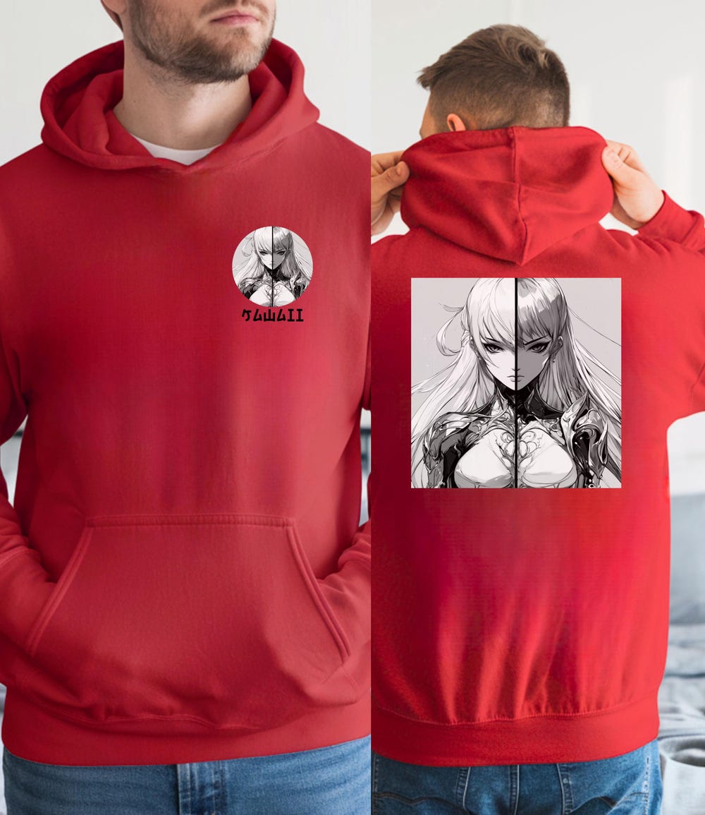 Anime Hoodie, Anime Sweatshirt, Gift For Anime Lover, Anime Apparel, Japanese Streetwear, Anime Girl Shirt, Anime Merch, Japanese Tv Show