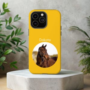iPhone 16 Case, Horse Photo Phone Case, Horse iPhone Case, iPhone 15 14 13, Custom iPhone Samsung Google Pixel, Custom Pet Photo Case