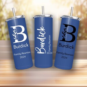Family Reunion Cup, Vacation Tumbler, Family Reunion Gift, Matching Family Cups, Family Name Tumbler, Personalized Gift, Cruise Tumbler