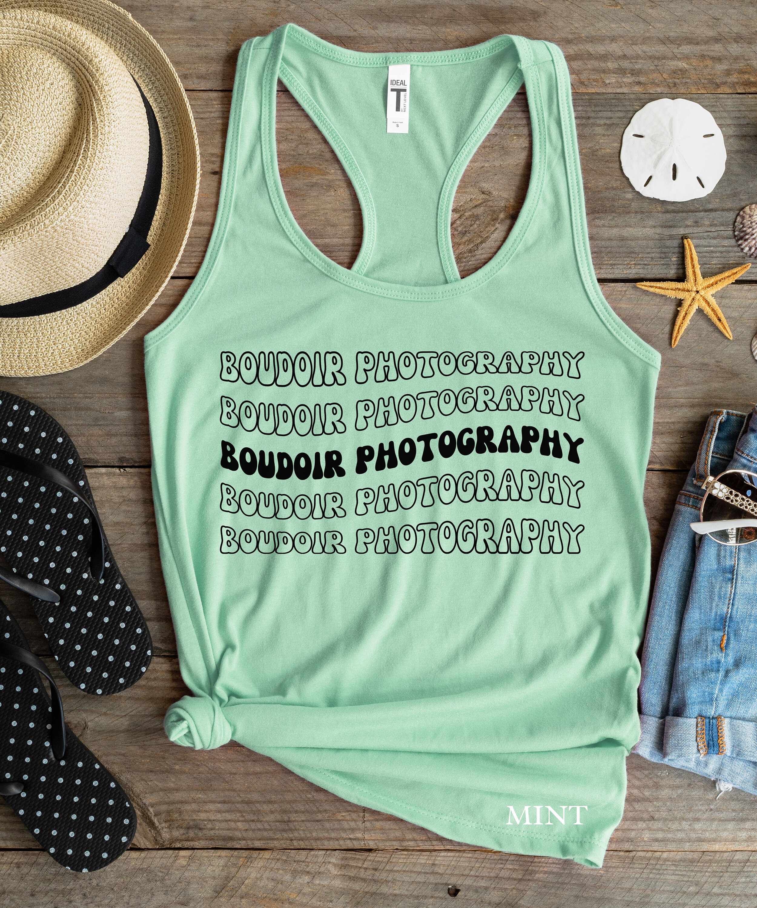 Retro Boudoir Tank, Boudoir Photography, Boudoir Tank Top, Body