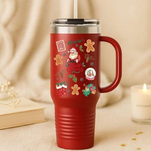 Christmas Vacation 40oz Tumbler, Christmas Collage Cup, Holiday Tumbler, Christmas Cup, Funny Christmas Cup, Family Vacation Tumbler Gift