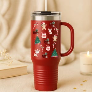 Christmas Vacation 40oz Tumbler, Christmas Collage Cup, Holiday Tumbler, Christmas Cup, Funny Christmas Cup, Family Vacation Tumbler Gift