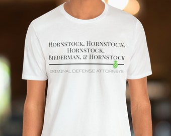 Avocats de la défense pénale de Hornstock, Hornstock Psych, chemise Psych, chemise Shawn Spencer, chemise Psych drôle, citations Psych, cadeau pour fan Psych