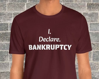 Chemise Je déclare faillite, t-shirt Michael Scott, chemise drôle, Dunder Mifflin, t-shirt The Office, tee-shirt The Office, chemise amusante, cadeau de bureau