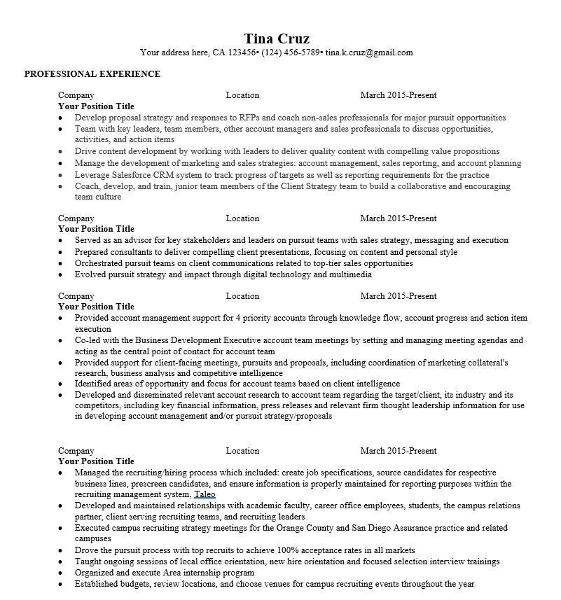 Beginner Resume Template, Microsoft Word - Etsy