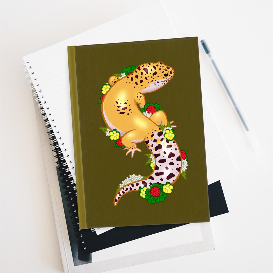 Leopard Gecko Journal-ruled Line - Etsy