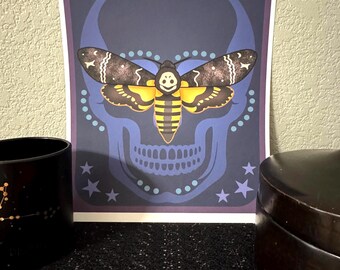 Death's Head Hawkmoth Art Print