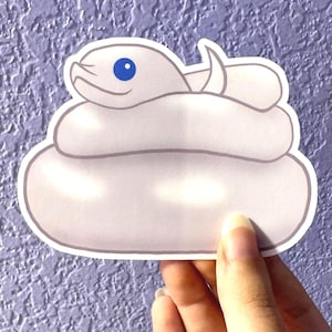 Blue Eyed Leucistic Hognose Sticker