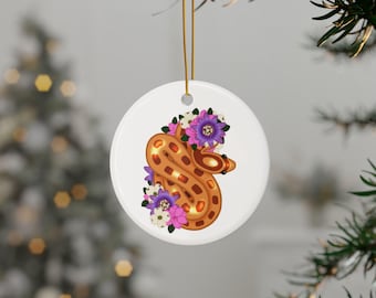 Corn Snake Ceramic Ornament, 2-Side Print