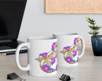 Bearded Dragon Ceramic Mug, (11oz, 15oz)