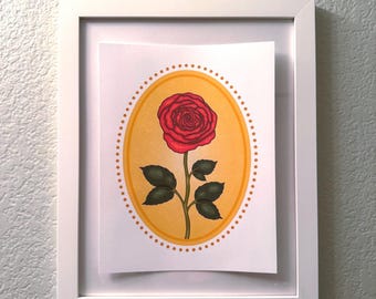 June Birth Flower Rose Art Print