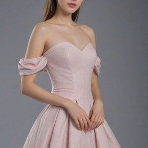 Off-Shoulder Ball Gown Sewing Pattern: A4 A0 Sizes (PDF Pattern) image 2