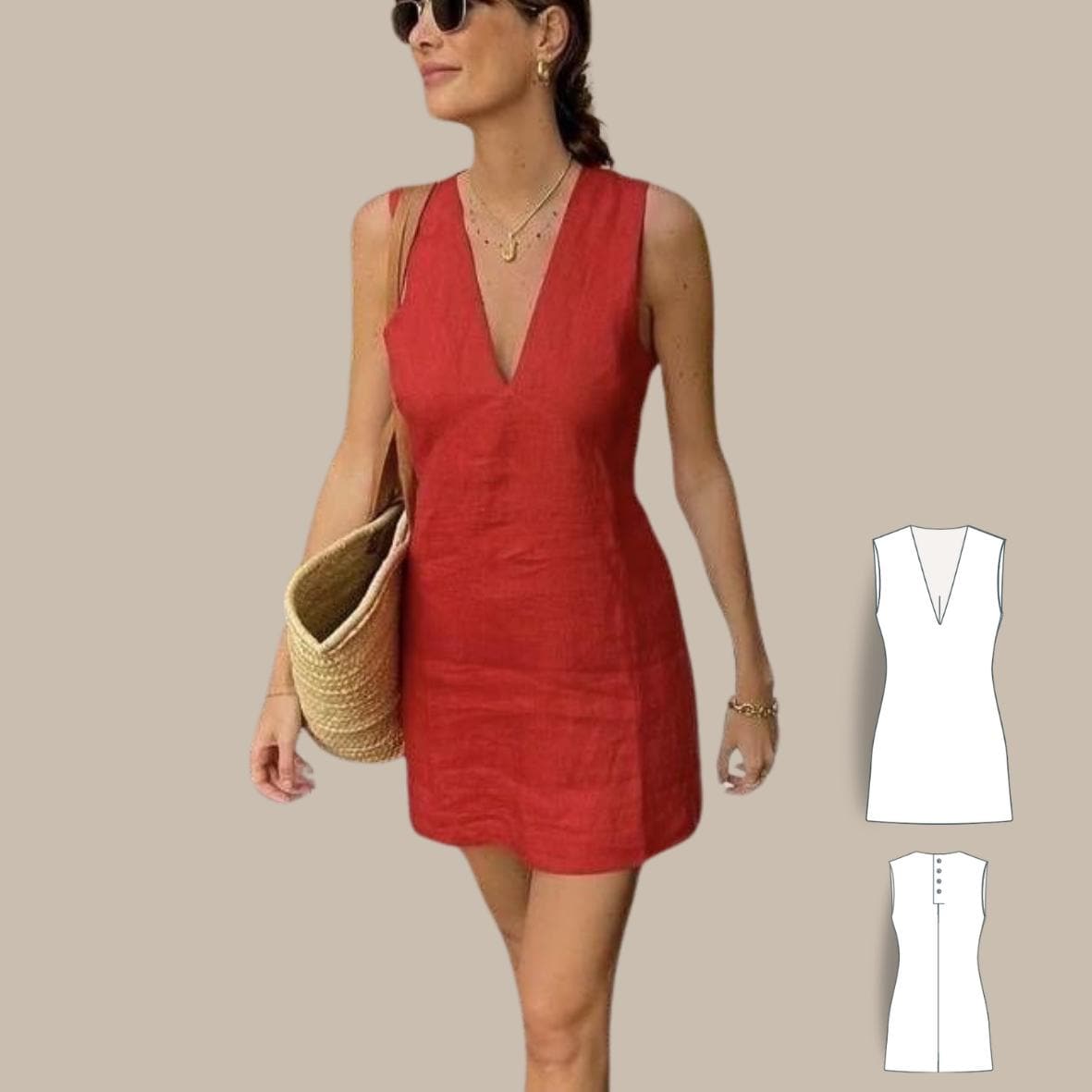 Petite Linen Dress - Etsy