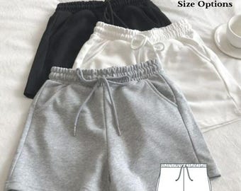 Elastic Waist Summer Shorts Sewing Pattern: XS-4XL (A4-A0 PDF)