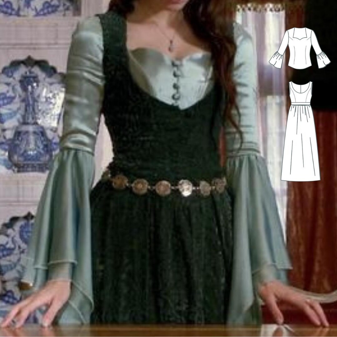 Renaissance Dress Sewing Pattern: Medieval Ball Gown (PDF Pattern) - Etsy