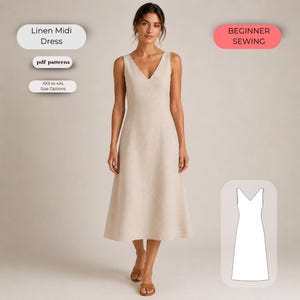 etsy midi dress Conservative Midi Dress