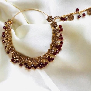 Fancy Nath Bridal Jewelry Pakistani Indian Gift Wedding South Asian Nose Ring Ethnic Beautiful Gold Silver Desi Bride Shower Nikkah Baraat