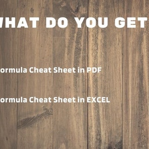 Microsoft Excel Formulas Printable Excel Formula Cheat Sheet Workbook Productivity Excel Formula Windows Mac Excel Ninja image 2