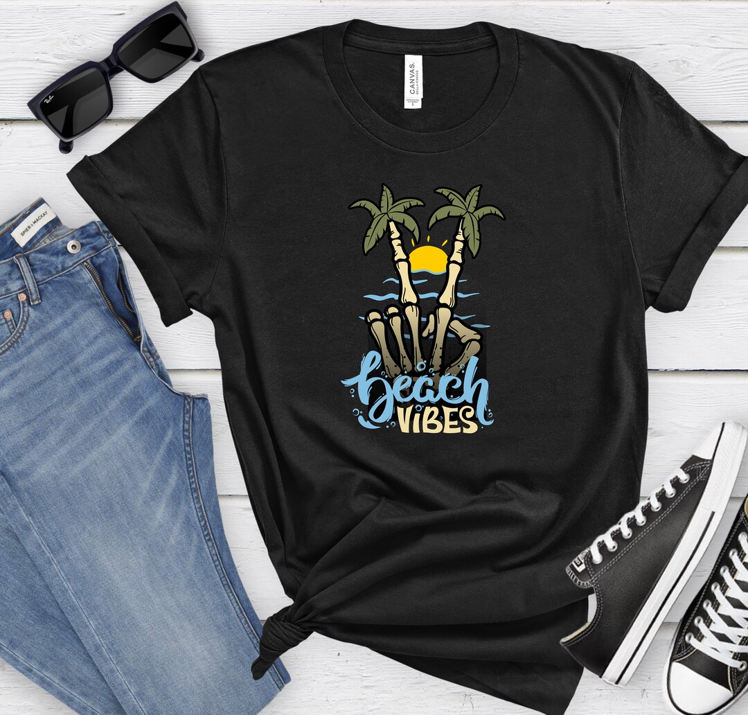 Surfing Waves Graphic Tshirt Ocean Beach Surf Tee Men's and Women's