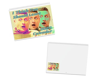 Penso che dovresti andartene con Tim Robinson Calendario da parete 2026 Calendario e agenda divertenti per fan, arte da parete comica da collezione, merchandising di celebrità
