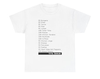 Fast Food Receipt tim robinson, Novelty Receipt T-Shirt, I think you should leave netflix t shirt