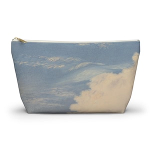 Blue Skies Accessory Pouch, Zippered Pencil Case