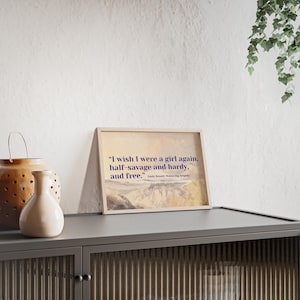 Wuthering Heights Quote Poster, Emily Brontë Literary Wall Art