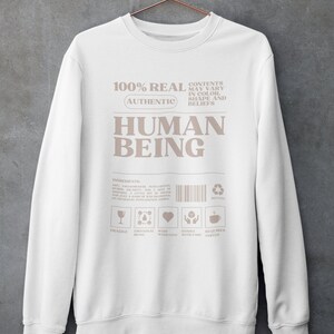 Human Being Cozy Graphic Sweatshirt