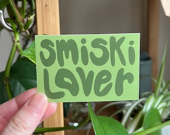 Smiski Lover Sticker | Green Hand-Drawn | Matte & Waterproof