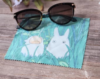 Totoro Cleaning Cloth | Microfiber Glasses and Screen Cleaner | Forest Spirit