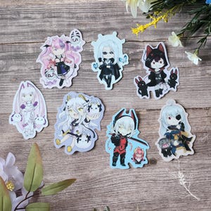 Various Indie Vtuber Stickers | 2.5&quot; Vinyl Sticker | Waterproof Vinyl Sticker | Ironmouse | Henya | AmaLee | Kuro | Zen | Geega | Matara