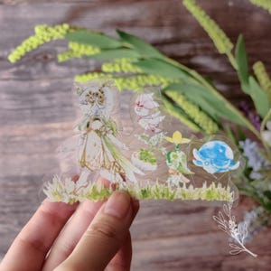 Nahida and Friends Suncatcher Sticker | 4&quot; rainbow sticker