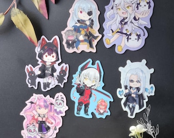 Various Indie Vtuber Fridge Magnets | 2.5" | Ironmouse | Henya | AmaLee | Kuro | Zen | Geega | Matara
