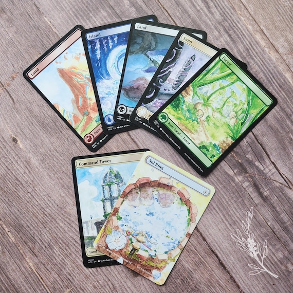 STANDARD Magic Proxy Lands and Artifacts - Genshin and Anime Edition