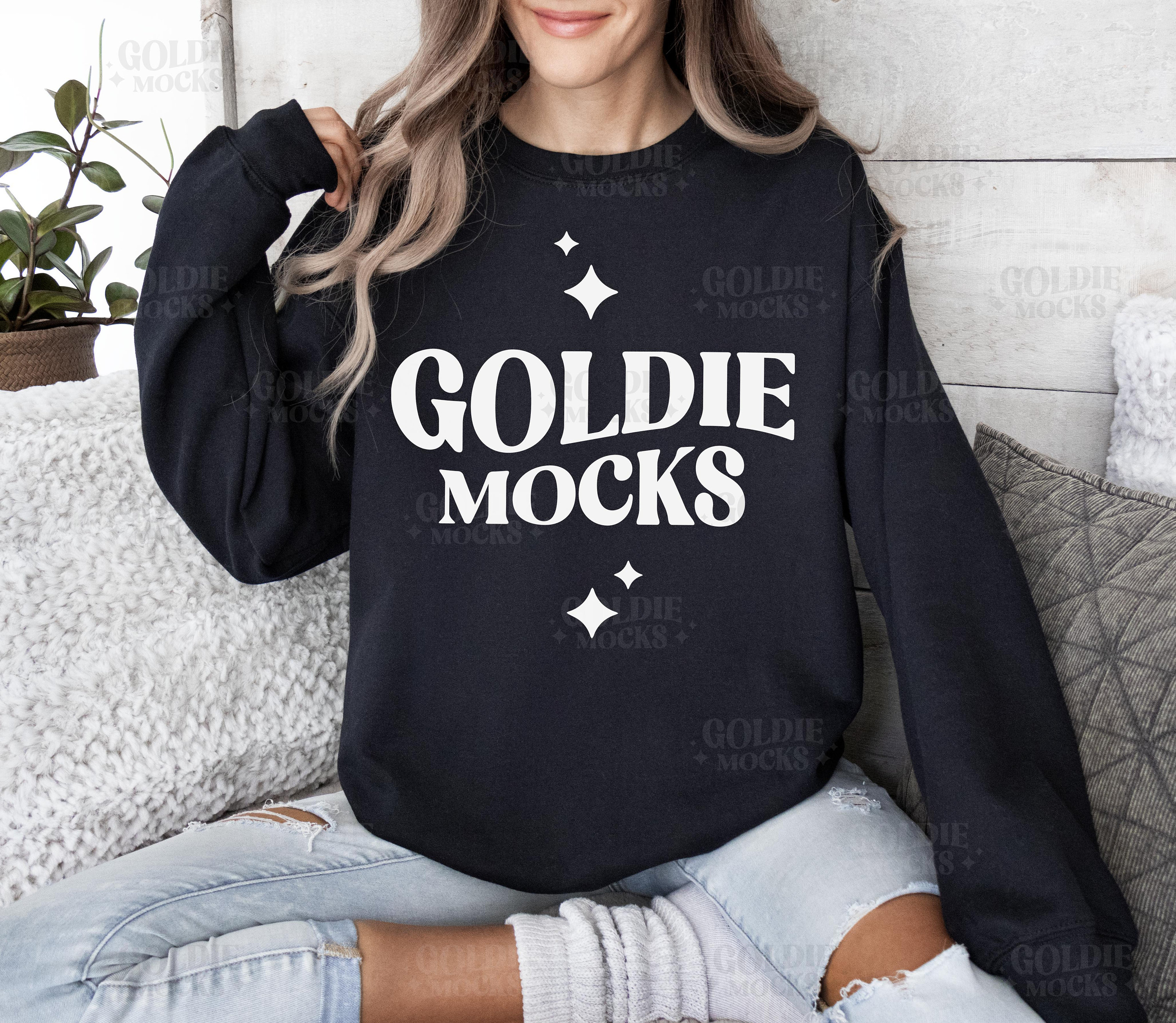 Black Sweatshirt Etsy