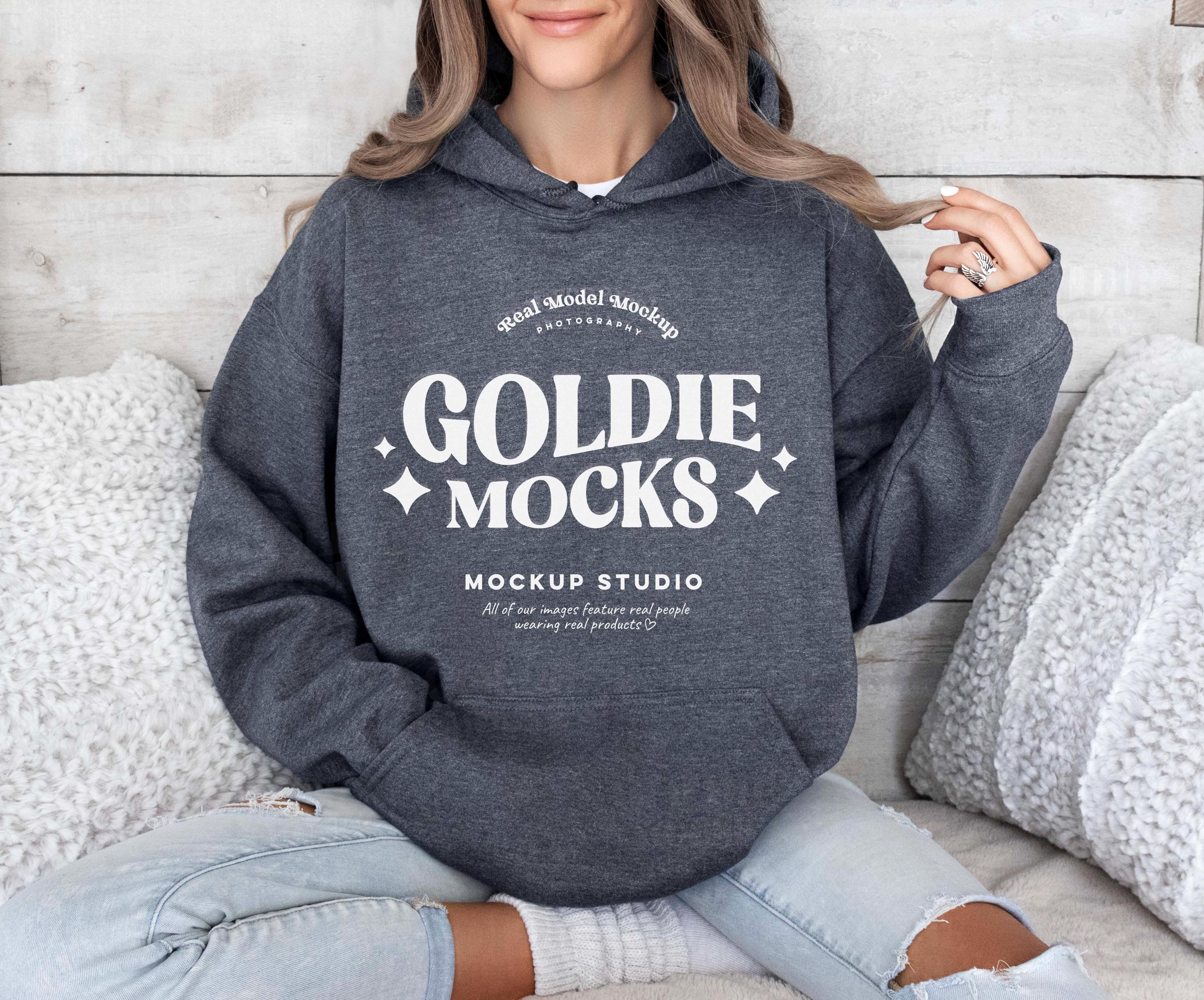 Heather grey hoodie Etsy Mexico