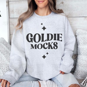 Gildan 18000 Ash Grey Sweatshirt Mockup | G180 Grey Crewneck Mockup | Model Mock | Gildan Ash Grey Sweater | Simple Natural Basic Mockup