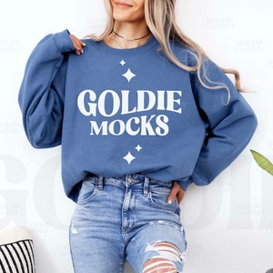 Gildan 18000 Indigo Sweatshirt Mockup | G180 Indigo Blue Crewneck Mock-up | Real Model Mock | Gildan Casual Simple Neutral Styled Aesthetic