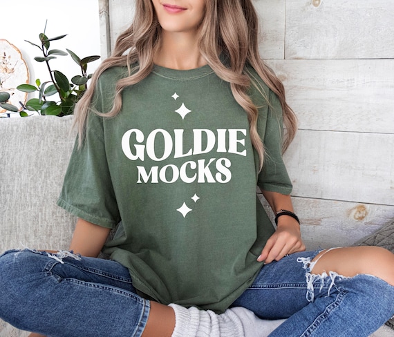 Comfort Colors C1717 Moss Shirt Mockup | CC Moss Tshirt Mockup | Oversized T-shirt | Model Mock | Green | C1717 Mockup | Aesthetic Mockup