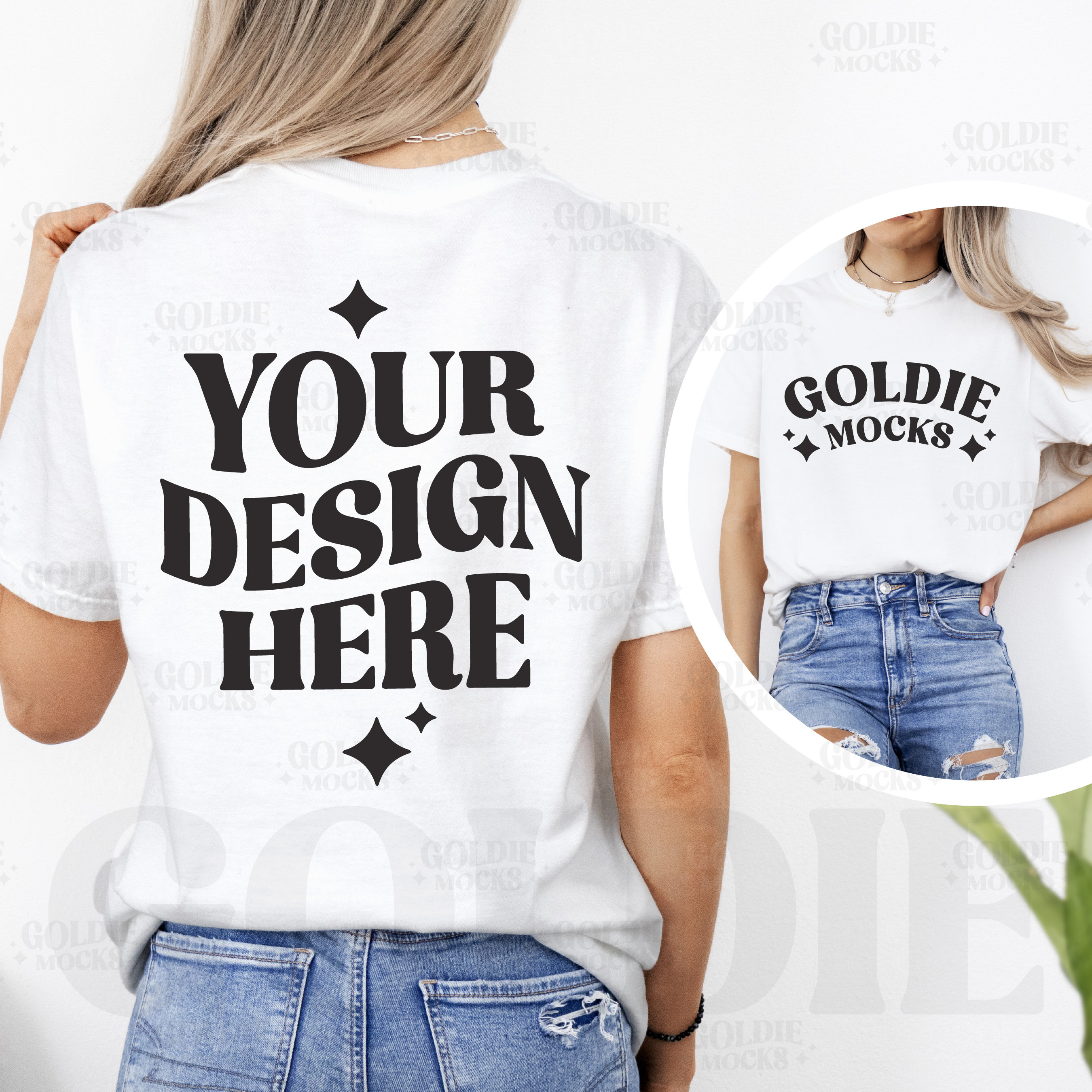 Remera blanca adelante y atras hotsell