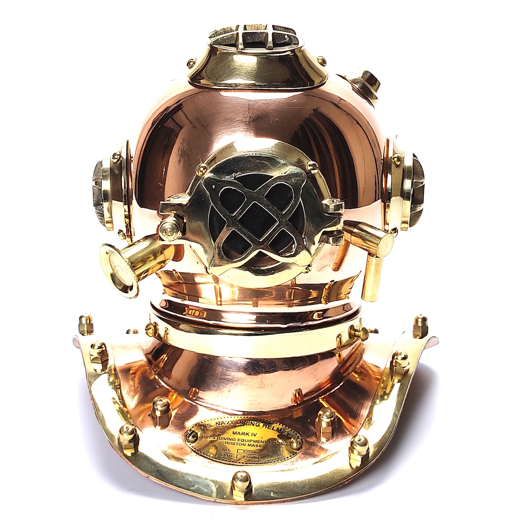 Diving Helmet, US Navy Mark, Nautical Diving Helmet, Scuba Diving