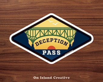 Deception Pass Sticker - Sunset