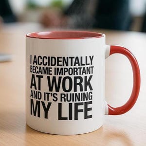 Funny Work Mug, Coworker Leaving, adult humor mugs