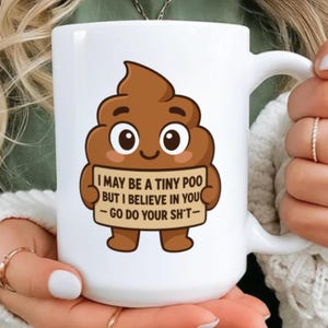 Funny Poop Emoji Coffee Mug, Do Your Sh*t, Personalized Gift