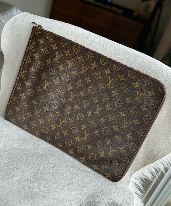 Vintage LOUIS VUITTON Monogram Canvas Poche Docum… - image 1