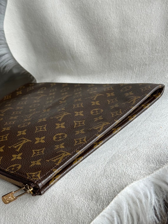 Vintage LOUIS VUITTON Monogram Canvas Poche Docum… - image 3