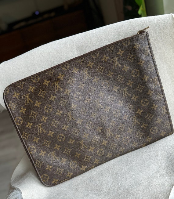 Vintage LOUIS VUITTON Monogram Canvas Poche Docum… - image 2