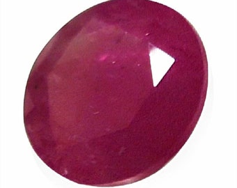 2.53 carat earth-mined heated Burmese pink sapphire with appraised stone value.