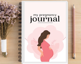 Weekly Pregnancy Journal, pregnancy diary, printable pregnancy journal, pregnancy journey, baby growing diary - INSTANT DOWNLOAD